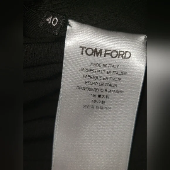 Tom Ford  Gucci 100% viscose 100% lambskin leather Black razor tank top  Bow 40 - Picture 16 of 16